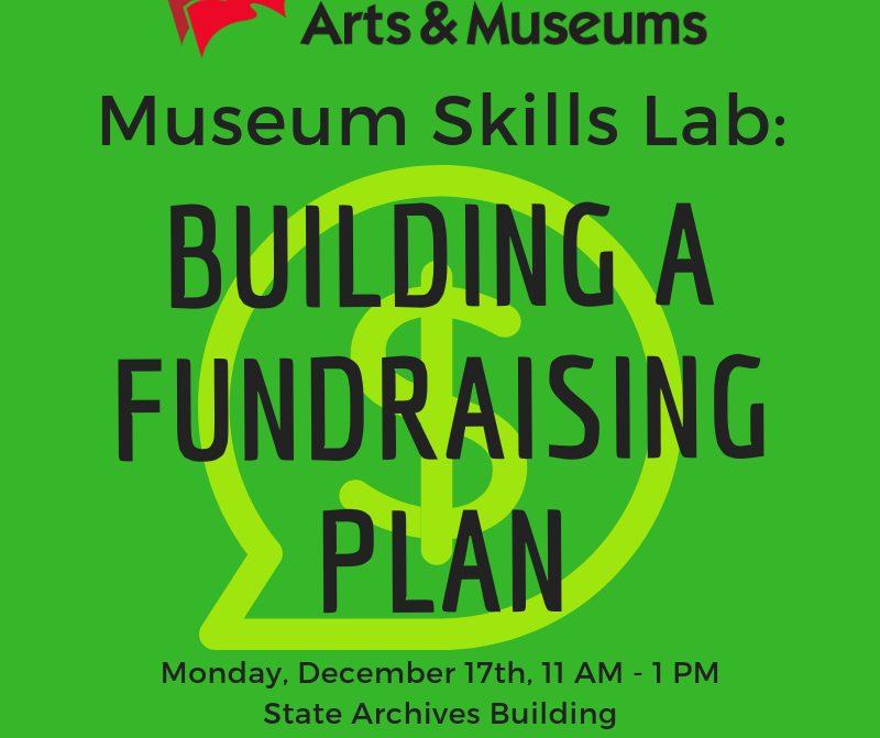Museum Skills Lab: Building a Fundraising Plan.