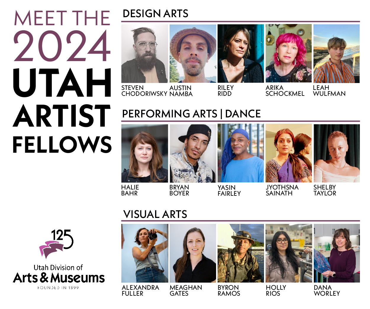 Meet the 2024 Utah Artist Fellows.