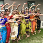 a group of East Indian classical dancers
