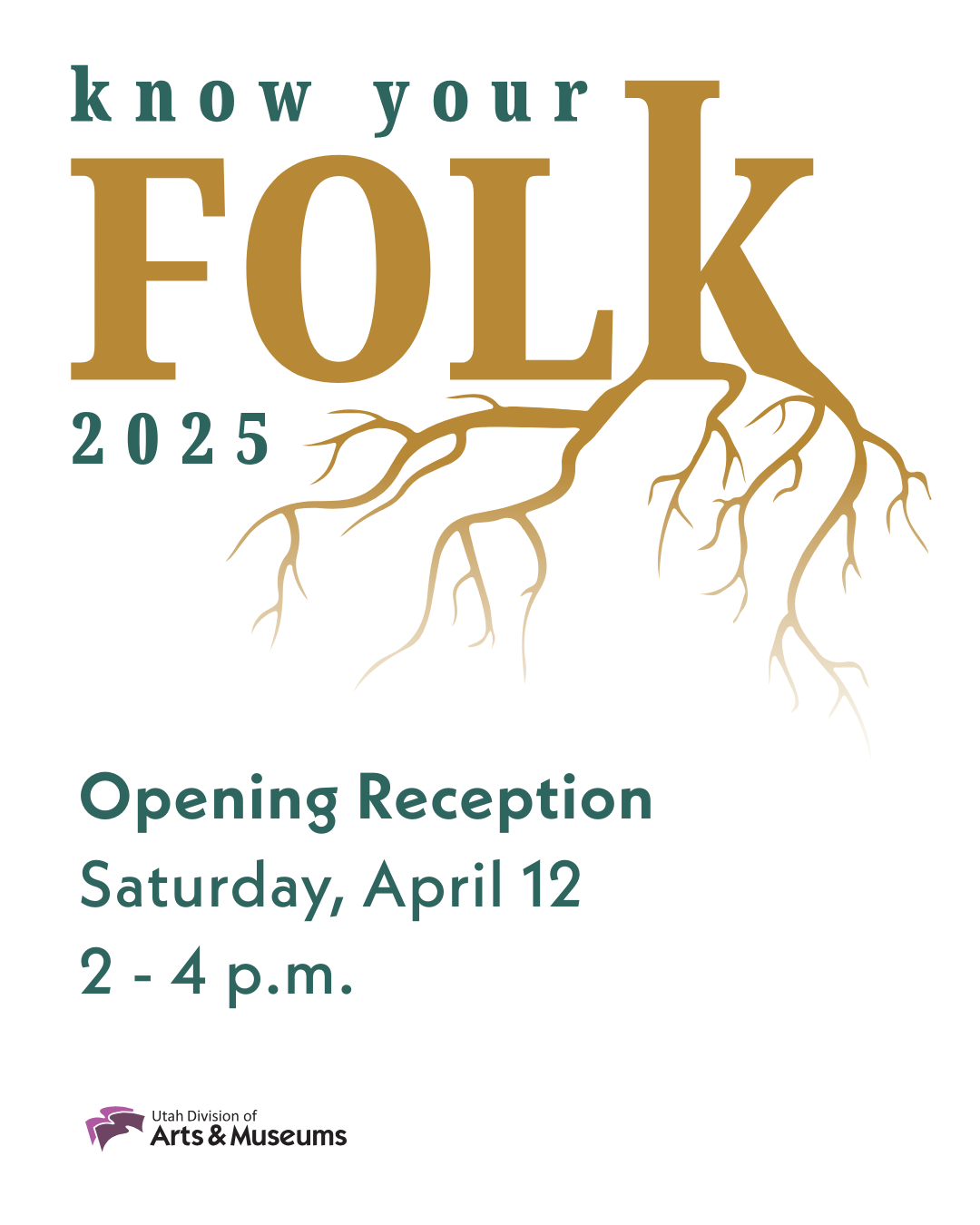 Know Your Folk 2025 Opening Reception Graphic