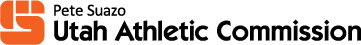 Pete Suazo Utah Athletic Commission Logo